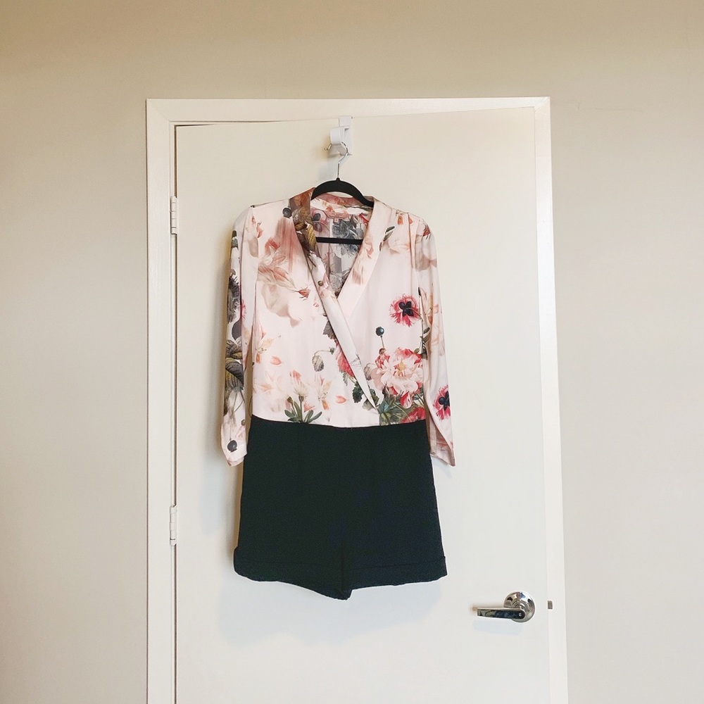 *SOLD* Ted Baker play suit floral romper jumpsuit